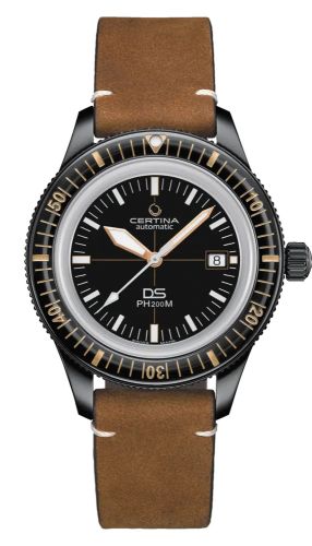 Certina - C036.407.36.050.00  DS PH200M PVD / Black / Calf