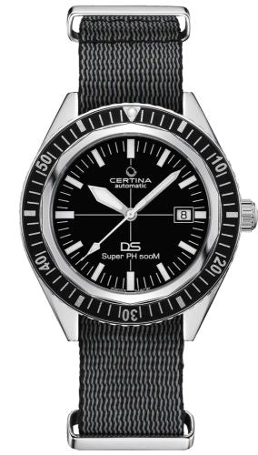 Certina - C037.407.18.050.00  DS Super PH500M Stainless Steel / Black / NATO