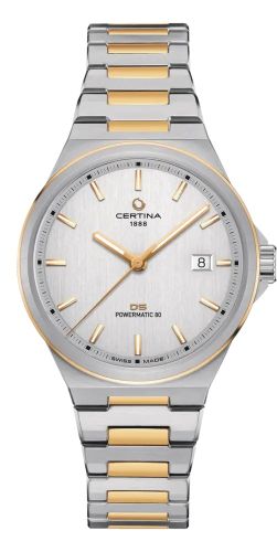 Certina - C043.407.22.031.00  DS-7 Powermatic 80 Stainless Steel - Yellow Gold / Silver / Bracelet