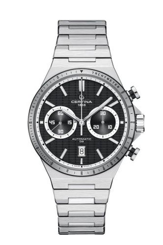 Certina - C043.427.21.051.00  DS-7 Chrono Auto Stainless Steel / Black / Bracelet