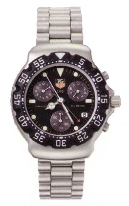 TAG Heuer - CA1211.BA0493  Formula 1 Chronograph Quartz Stainless Steel / Black / Bracelet