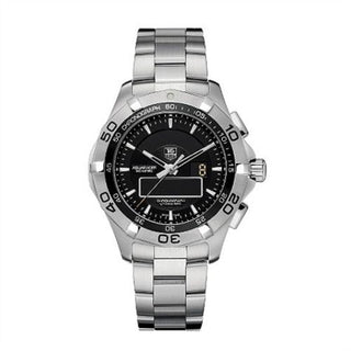 TAG Heuer - CAF1010.BA0821  Aquaracer 300M Chronotimer 43 Stainless Steel / Black / Bracelet