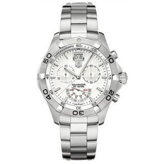 TAG Heuer - CAF101B.BA0821  Aquaracer 300M Quartz Chronograph 43 Stainless Steel / Silver / Bracelet