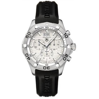 TAG Heuer - CAF101F.FT8011  Aquaracer 300M Quartz Chronograph 43 Stainless Steel / Silver / Rubber