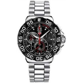 TAG Heuer - CAH1015.BA0855  Formula 1 Quartz Chronograph Big Date 44 Stainless Steel / Black / Bracelet