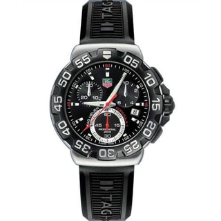 TAG Heuer - CAH1110.BT0714  Formula 1 Quartz Chronograph 41 Stainless Steel / Black / Rubber