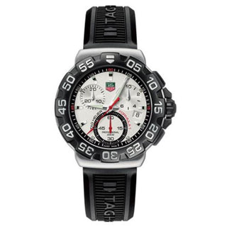 TAG Heuer - CAH1111.BT0714  Formula 1 Quartz Chronograph Stainless Steel / Silver / Rubber