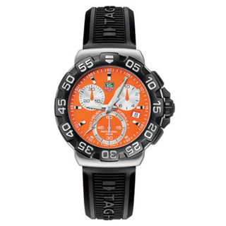 TAG Heuer - CAH1113.BT0714  Formula 1 Quartz Chronograph Stainless Steel / Orange / Rubber