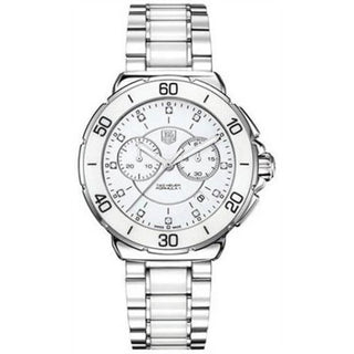 TAG Heuer - CAH1211.BA0863  Formula 1 Chronograph Quartz 41 Stainless Steel / White / Bracelet