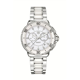 TAG Heuer - CAH1213.BA0863  Formula 1 Chronograph Quartz 41 Stainless Steel / Diamond / White / Bracelet