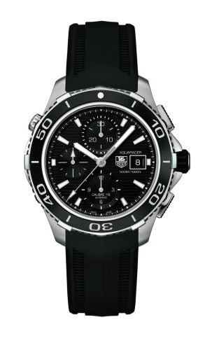 TAG Heuer - CAK2110.FT8019  Aquaracer 500M Calibre 16 43 Stainless Steel / Black / Rubber