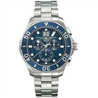 TAG Heuer - CAN1011.BA0821  Aquaracer 300M Quartz Chronograph 43 Stainless Steel / Blue / Bracelet