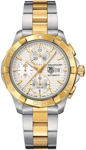 TAG Heuer - CAP2120.BB0834  Aquaracer 300M Calibre 16 42 Stainless Steel / Yellow Gold / Silver / Bracelet