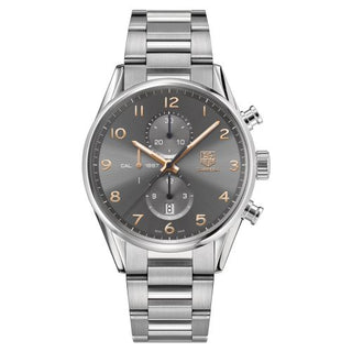 TAG Heuer - CAR2013.BA0796  Carrera Calibre 1887 43 Stainless Steel / Grey / Bracelet