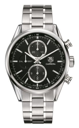 TAG Heuer - CAR2110.BA0720  Carrera Calibre 1887 41 Stainless Steel / Black / Bracelet