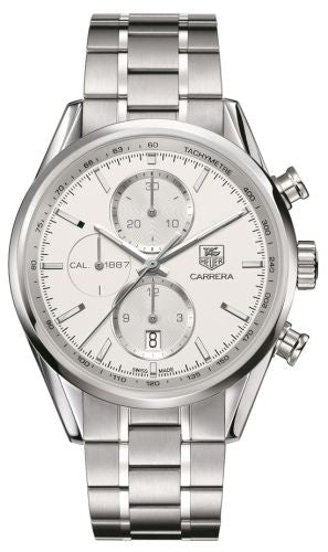 TAG Heuer - CAR2111.BA0720  Carrera Calibre 1887 41 Stainless Steel / Silver / Bracelet