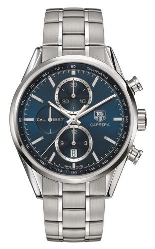 TAG Heuer - CAR2115.BA0724  Carrera Calibre 1887 41 Stainless Steel / Blue / Bracelet