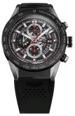 TAG Heuer - CAR2A1Z.FT6044  Carrera Calibre Heuer 01 45 Stainless Steel / Skeleton / Rubber