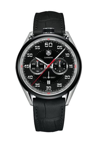 TAG Heuer - CAR2C12.FC6327  Carrera Calibre 1887 45  Bullhead Stainless Steel / Titanium / Black / Alligator