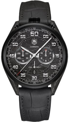 TAG Heuer - CAR2C90.FC6341  Carrera Calibre 1887 45  Bullhead Carbon / Carbon / Alligator