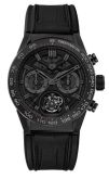 TAG Heuer - CAR5A8Z.FC6377  Carrera Calibre Heuer 02T 45 Chronograph Tourbillon Titanium / Ceramic / Alligator / Black Phantom