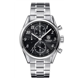 TAG Heuer - CAS2110.BA0730  Carrera Calibre 16 41 Heritage Stainless Steel / Black / Bracelet