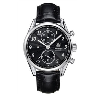 TAG Heuer - CAS2110.FC6266  Carrera Calibre 16 41 Heritage Stainless Steel / Black / Alligator