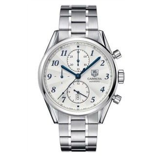 TAG Heuer - CAS2111.BA0730  Carrera Calibre 16 41 Heritage Stainless Steel / Silver / Bracelet