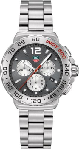 TAG Heuer - CAU1113.BA0858  Formula 1 Quartz Chronograph 42 Stainless Steel / Indy 500 / Bracelet