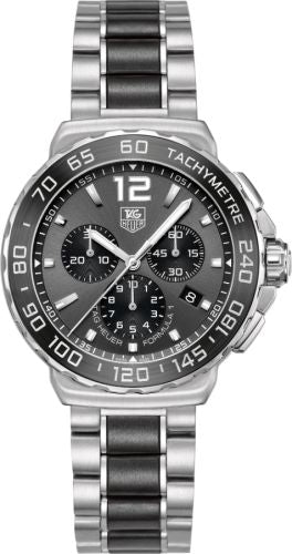 TAG Heuer - CAU1115.BA0869  Formula 1 Quartz Chronograph 42 Stainless Steel / Grey / Bracelet