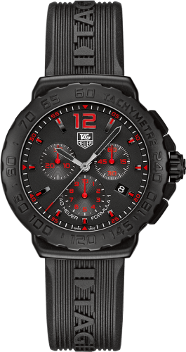 TAG Heuer - CAU111A.FT6024  Formula 1 Quartz Chronograph 42 PVD / Black / Rubber