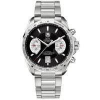 TAG Heuer Grand Carrera Calibre 36RS Caliper Chronograph Stainless Steel / Black / Bracelet (CAV511A.BA0902)