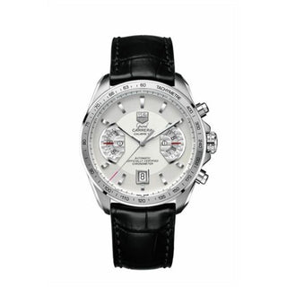 TAG Heuer - CAV511B.FC6225  Grand Carrera Calibre 17 RS 43 Stainless Steel / Silver / Alligator