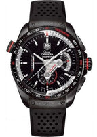 TAG Heuer Grand Carrera Calibre 8 RS Grande Date GMT Stainless Steel / Black / Bracelet (CAV5185.FT6020)