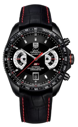 TAG Heuer - CAV518B.FC6237  Grand Carrera Calibre 17 RS2 43 PVD / Black / Alligator