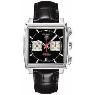 TAG Heuer - CAW2114.FC6177  Monaco Calibre 12 Black / Silver