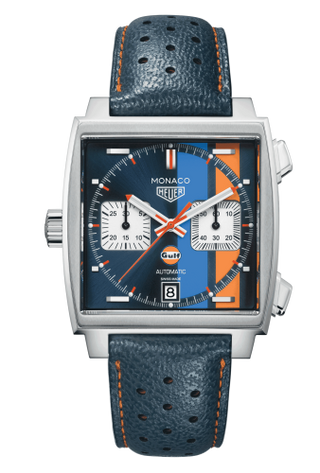 TAG Heuer - CAW211R.FC6401  Monaco Calibre 11 Stainless Steel / Blue / Gulf