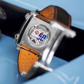 TAG Heuer - CAW211T.FC6440  Monaco Calibre 11 Stainless Steel / Blue / Gulf 50th Anniversary