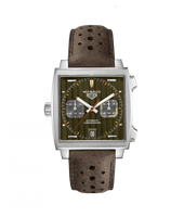 TAG Heuer Monaco Calibre Heuer 02 Stainless Steel / Green (CAW211V.FC6466)