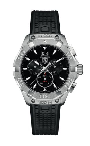 TAG Heuer - CAY1110.FT6041  Aquaracer 300M Quartz Chronograph 43 Stainless Steel / Black / Rubber