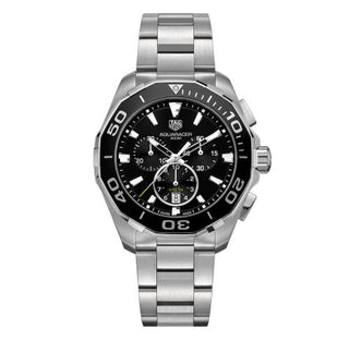 TAG Heuer - CAY111A.BA0927  Aquaracer 300M Quartz Chronograph 43 Stainless Steel / Black / Bracelet