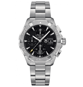 TAG Heuer - CAY2110.BA0927  Aquaracer 300M Calibre 16 43 Stainless Steel / Black / Bracelet