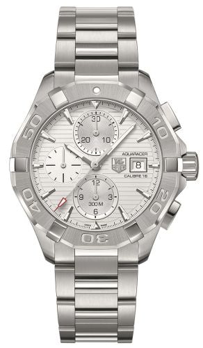 TAG Heuer - CAY2111.BA0925  Aquaracer 300M Calibre 16 43 Stainless Steel / Silver / Bracelet