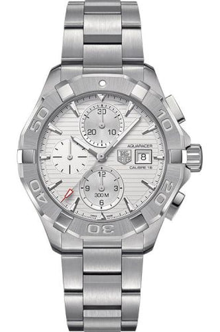 TAG Heuer - CAY2111.BA0927  Aquaracer 300M Calibre 16 43 Stainless Steel / Silver / Bracelet