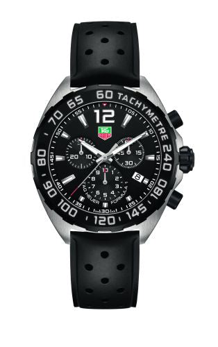 TAG Heuer - CAZ1010.FT8024  Formula 1 Chronograph Quartz 43 Stainless Steel / Black / Rubber