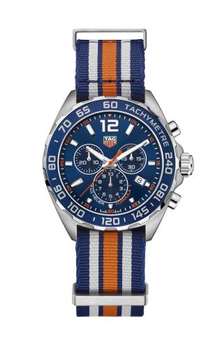 TAG Heuer - CAZ1014.FC8196  Formula 1 Chronograph Quartz 43 Stainless Steel / Blue / Bracelet