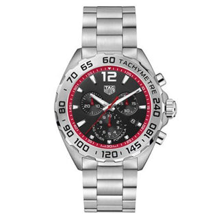 TAG Heuer - CAZ101Y.BA0842  Formula 1 Chronograph Quartz Stainless Steel / Racing Red / Bracelet