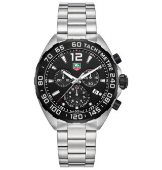 TAG Heuer - CAZ1110.BA0877  Formula 1 Chronograph Quartz 42 Stainless Steel / Black / Bracelet