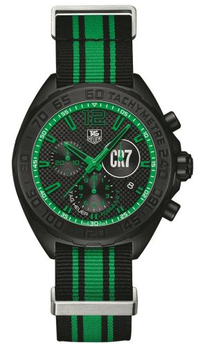 TAG Heuer - CAZ1113.FC8189  Formula 1 Chronograph Quartz 42 PVD / CR7 Christiano Ronaldo / NATO