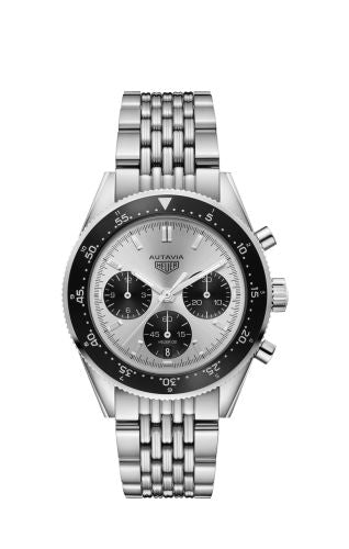 TAG Heuer - CBE2111.BA0687  Autavia Heuer 02 Stainless Steel / Panda / Bracelet / Jack Heuer